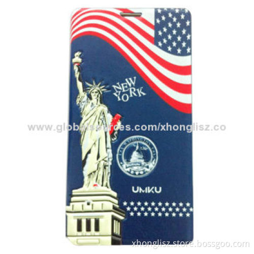 PU Case for Sony C3, Various Printing Pattern OptionsNew
